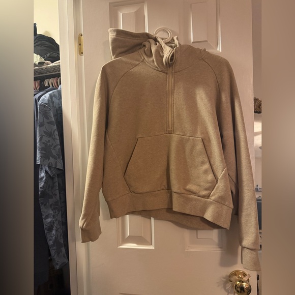 Athleta Tops - Athleta Womens Forever Fleece 1/2 Zip Hoodie Medium